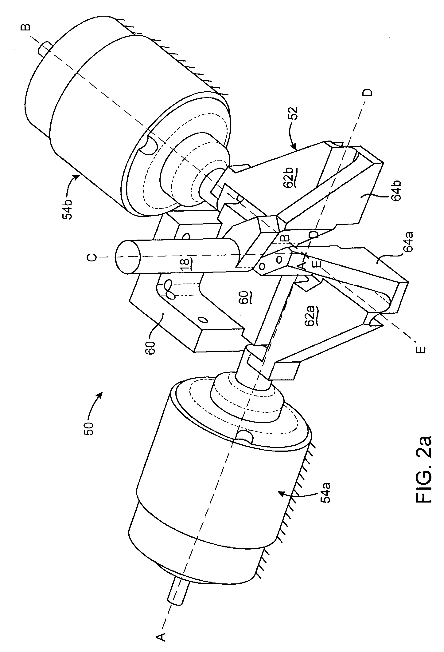 Flexure mechanism for interface device