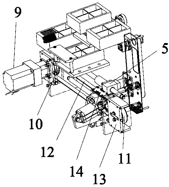 Box moving device for multi-station boxing machine