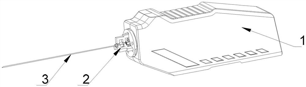 End effector of radiotherapy particle implantation robot