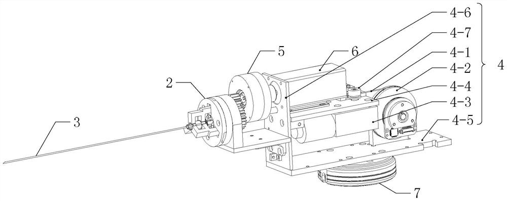 End effector of radiotherapy particle implantation robot