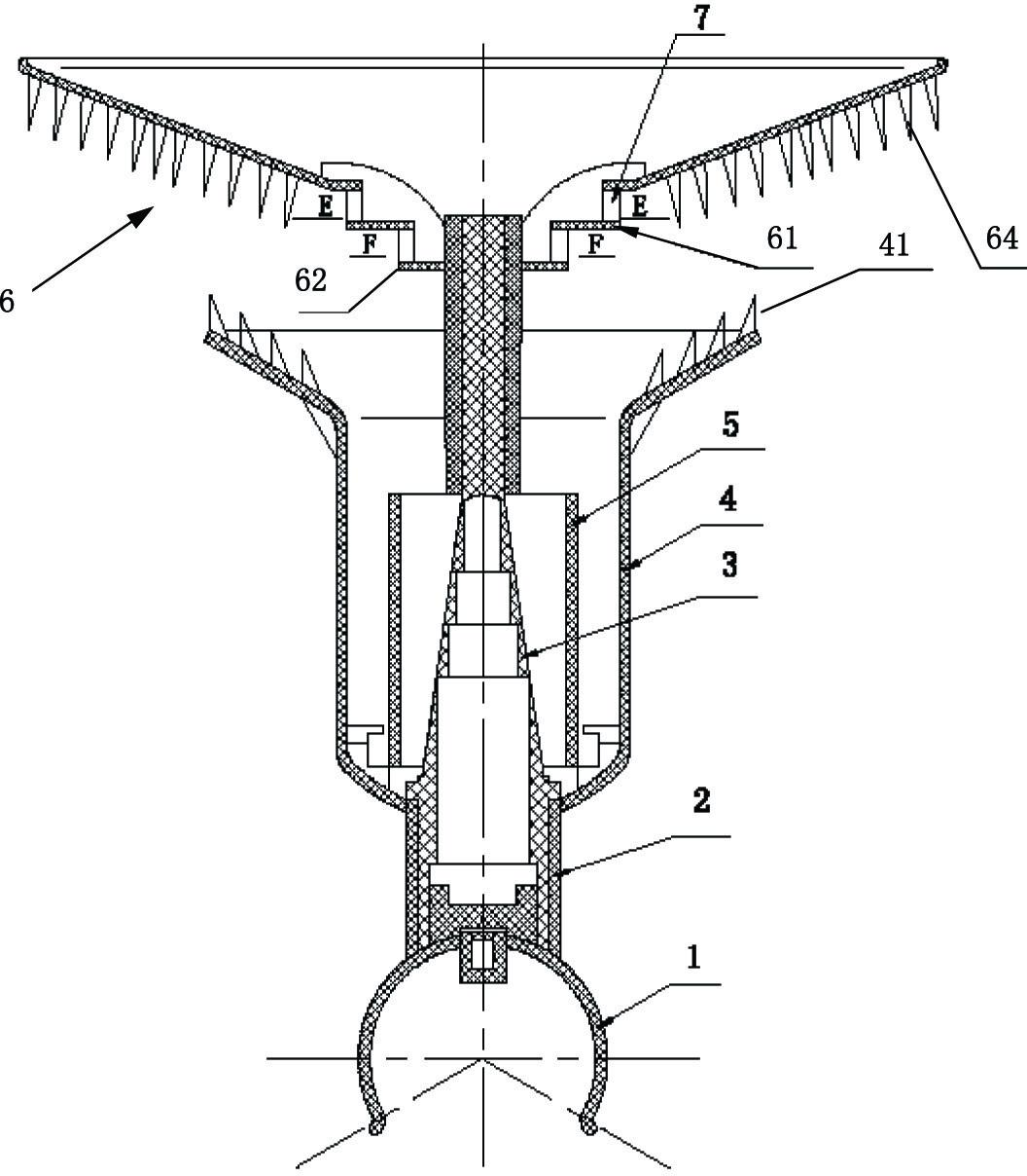 Rotational flow shearing bubble aerator