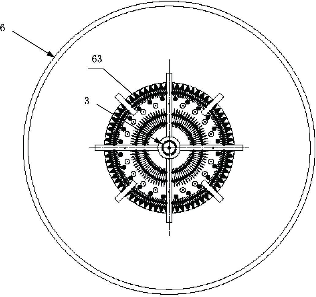 Rotational flow shearing bubble aerator