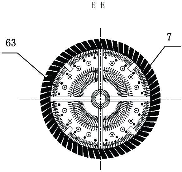 Rotational flow shearing bubble aerator