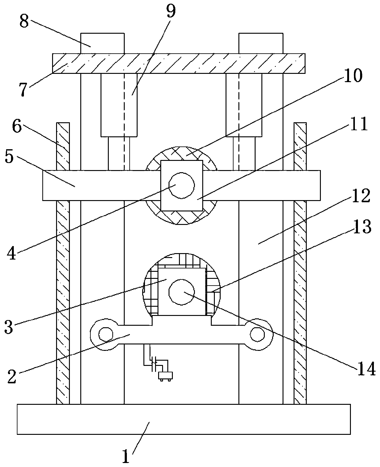 Cogging mill of high-strength deformed steel bars