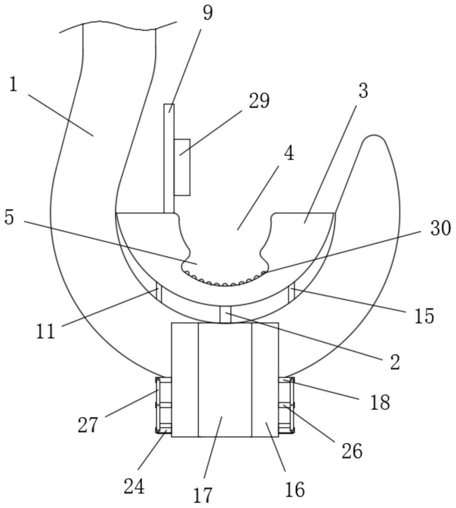 Anti-unhooking mechanism for tower crane hoisting