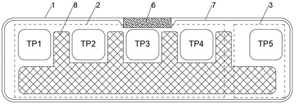 Anti-interference capacitive touch diaphragm and method for suppressing interference signals