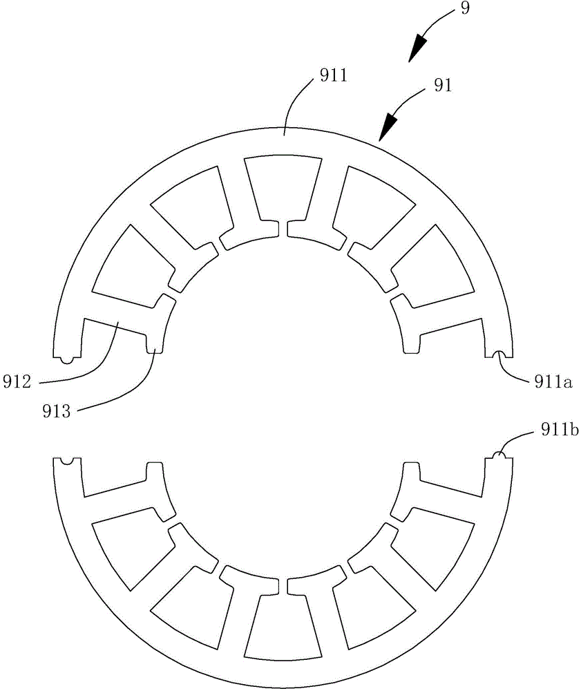 Motor stator