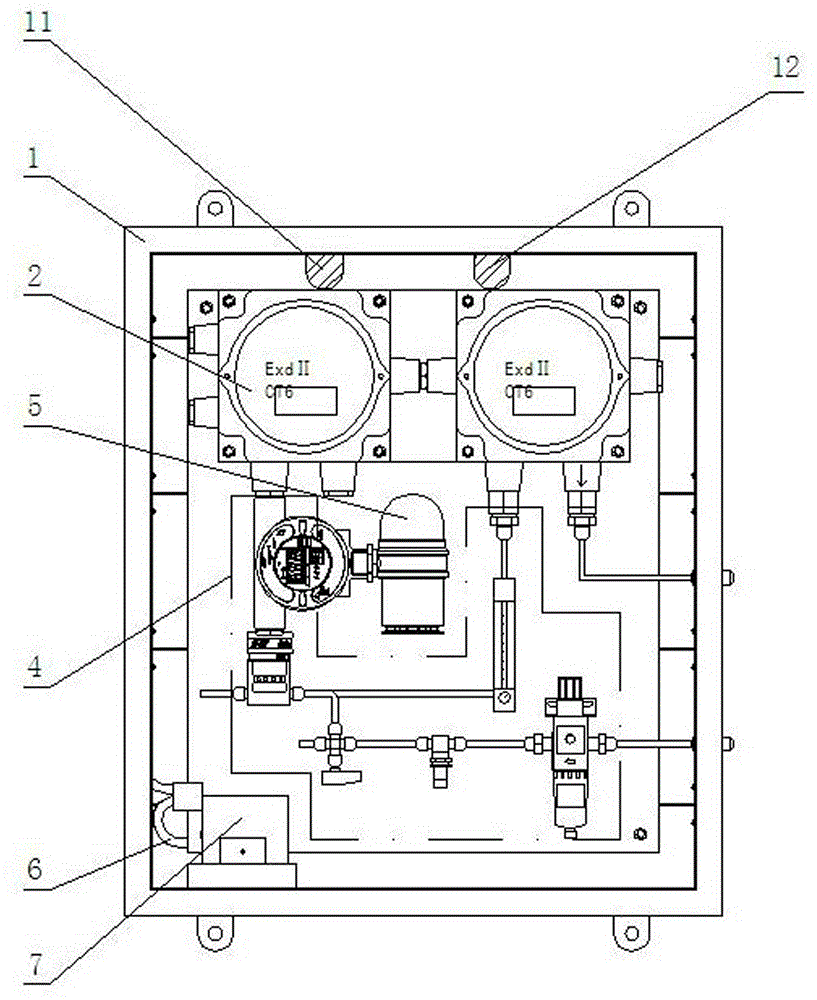 Anti-explosion wireless analyzer