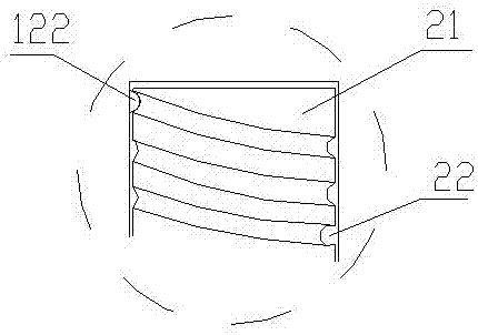 A locking and fixing method suitable for combination container