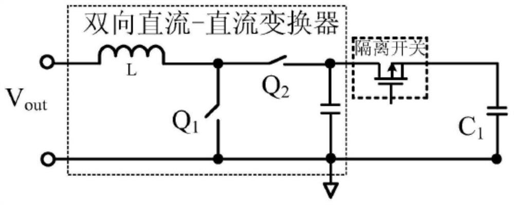 Power failure holding circuit and control method