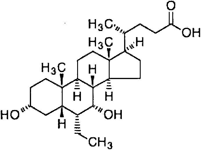 Oral disintegrating tablet of obeticholic acid, and preparation method thereof