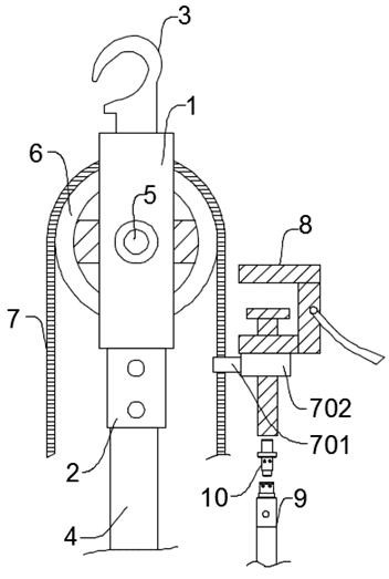 Auxiliary hanger for hanging wire and hanging method thereof