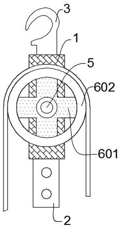 Auxiliary hanger for hanging wire and hanging method thereof