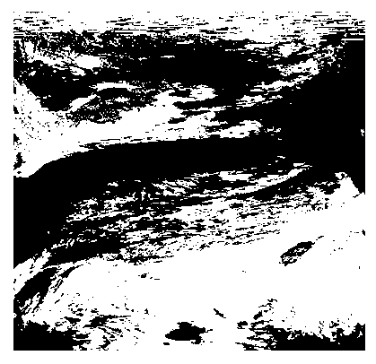 Filtering method for sea surface stripe noise and sea surface stripe cloud in moderate resolution imaging spectroradiometer (MODIS) remote sensing image