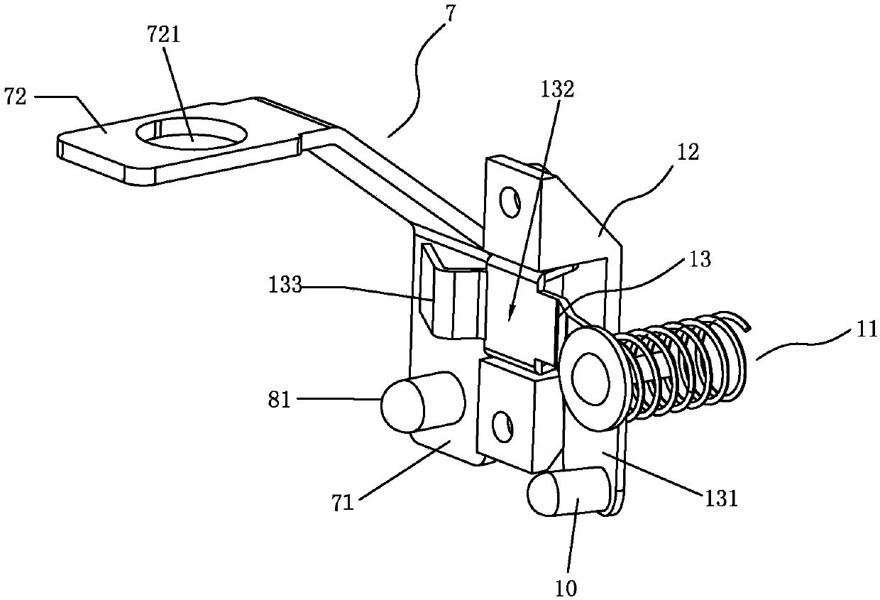 A kind of pressure cooker provided with opening and closing lid protection safety device