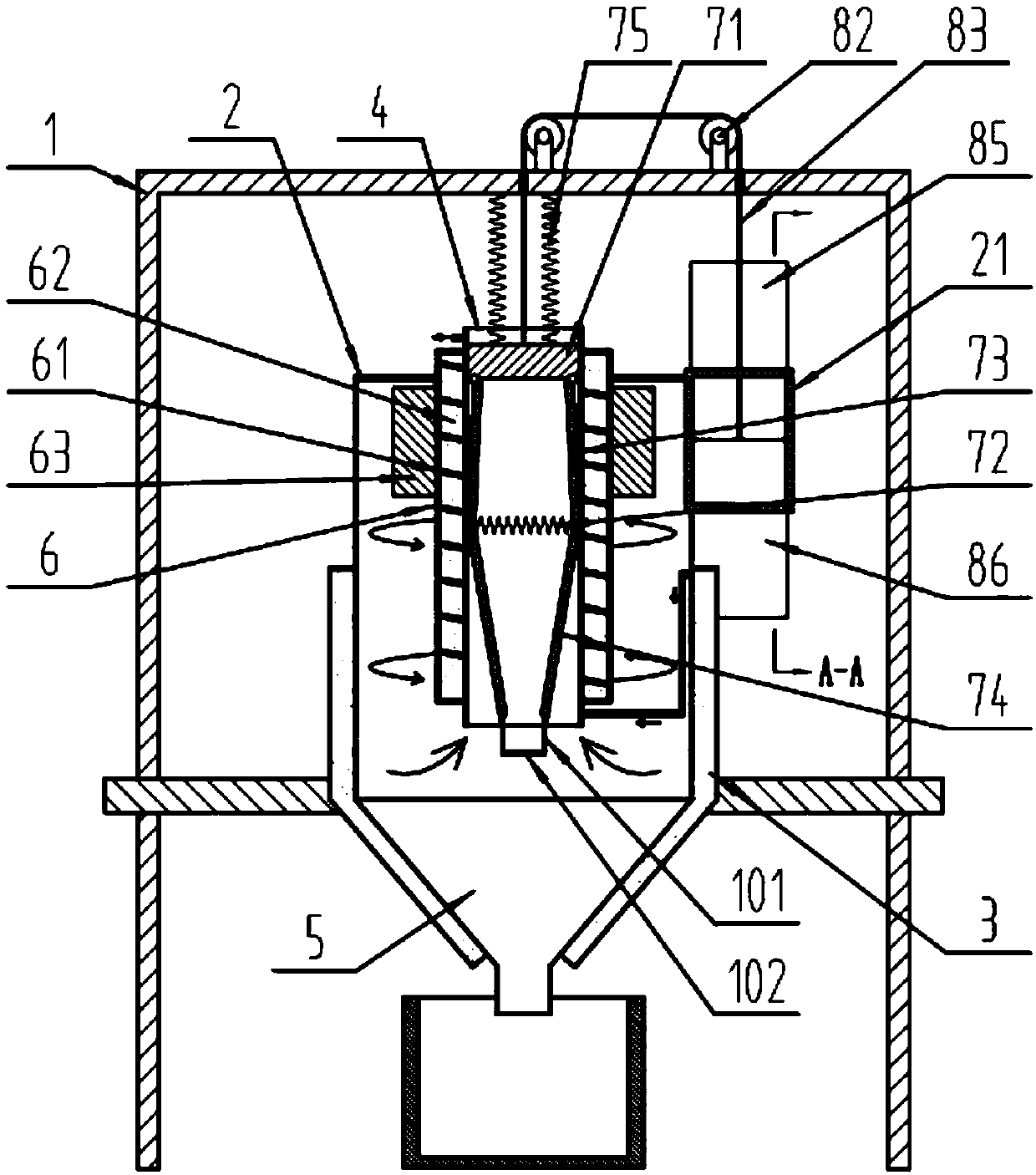 Cyclone mechanical cooling equipment