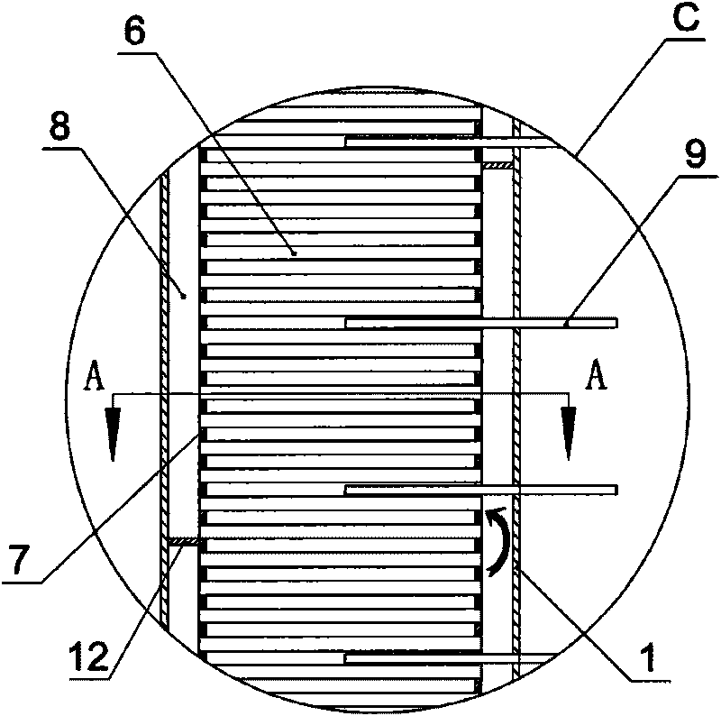 Coal anaerobic drying device and drying system