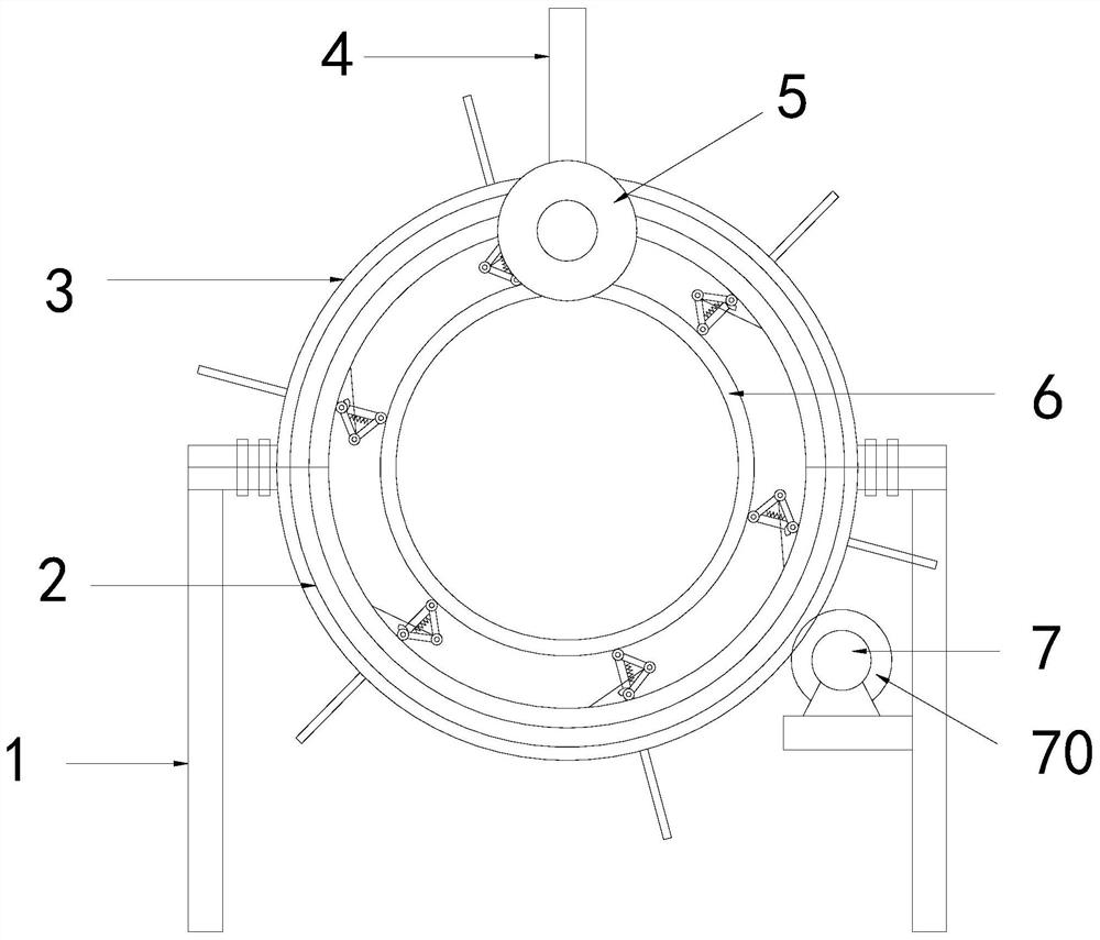 Plastic pipe cutting device