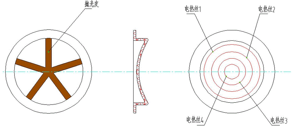 Airbag type polishing device based on corrosion control