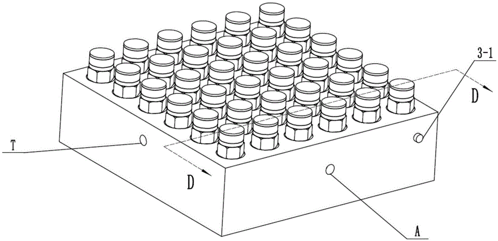 Combined type digital valve with loading port independently controlled and method thereof