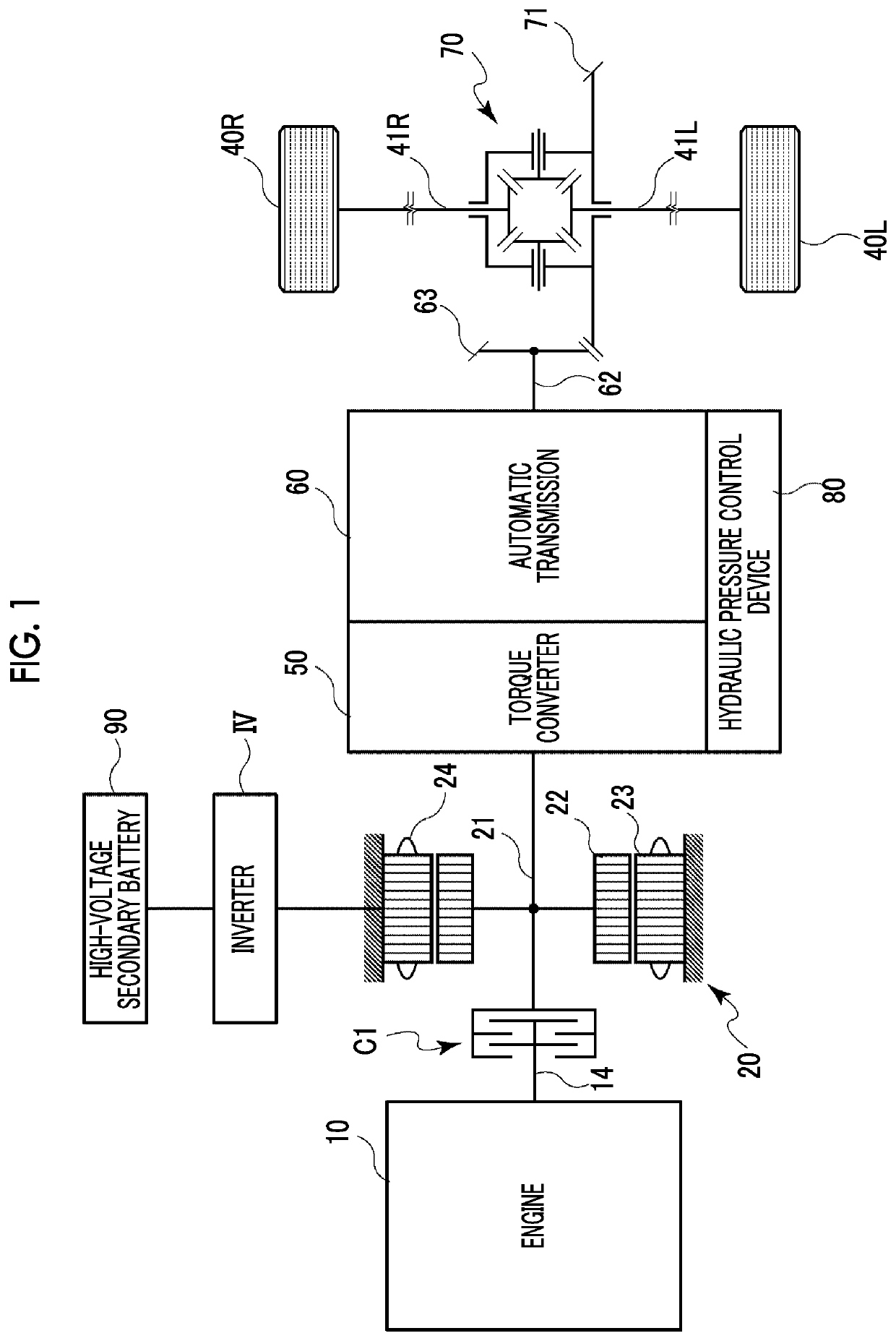 Shift control device and shift control method for hybrid vehicle