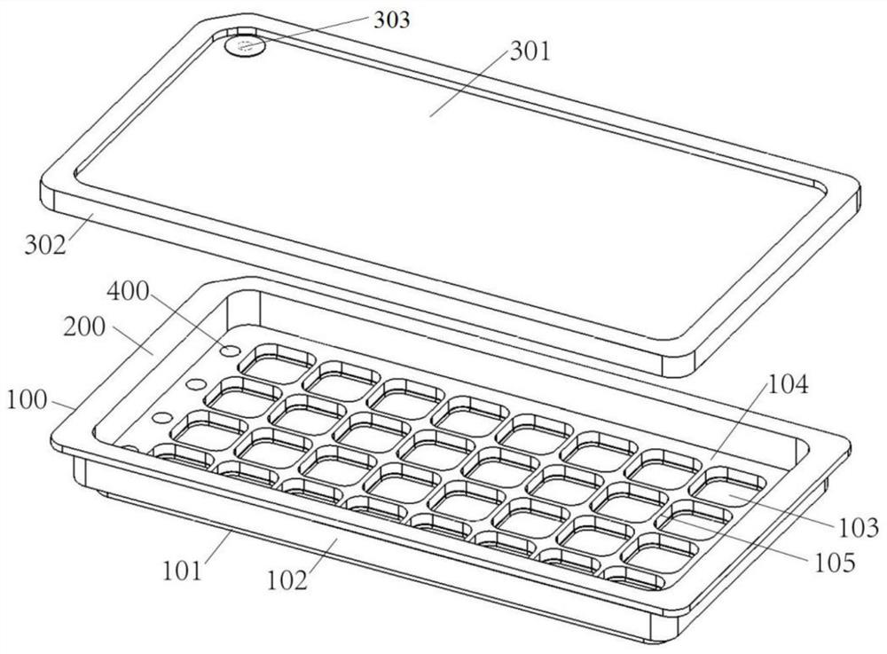 Porous flat-bottom container and sample imaging detection method