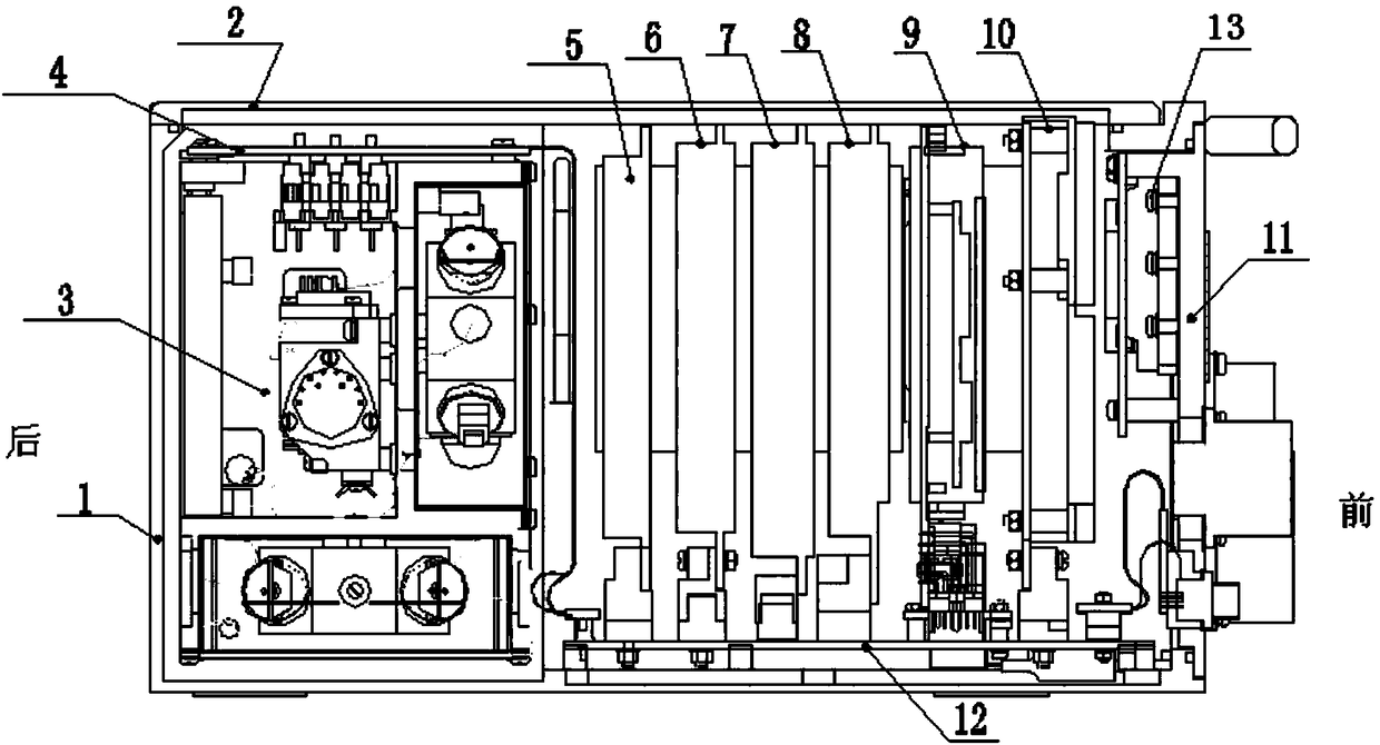 Aeronautical miniaturized inertial navigation component using 50-type laser gyro