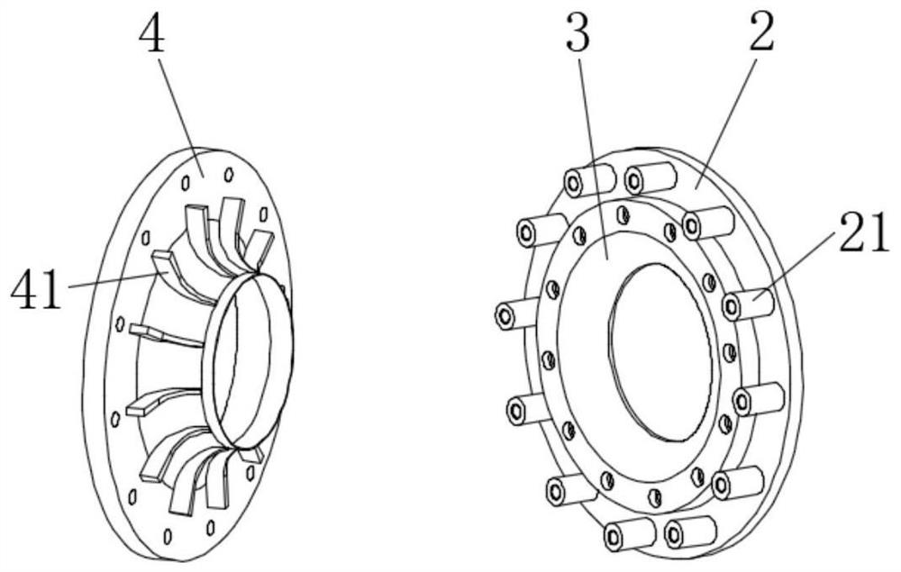 An anti-stall double-layer pump inlet structure