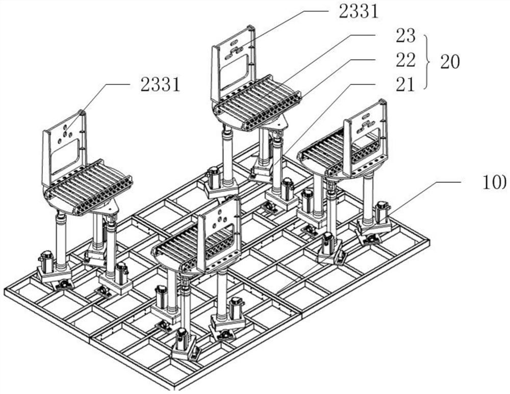 Multi-degree-of-freedom terrain simulation device