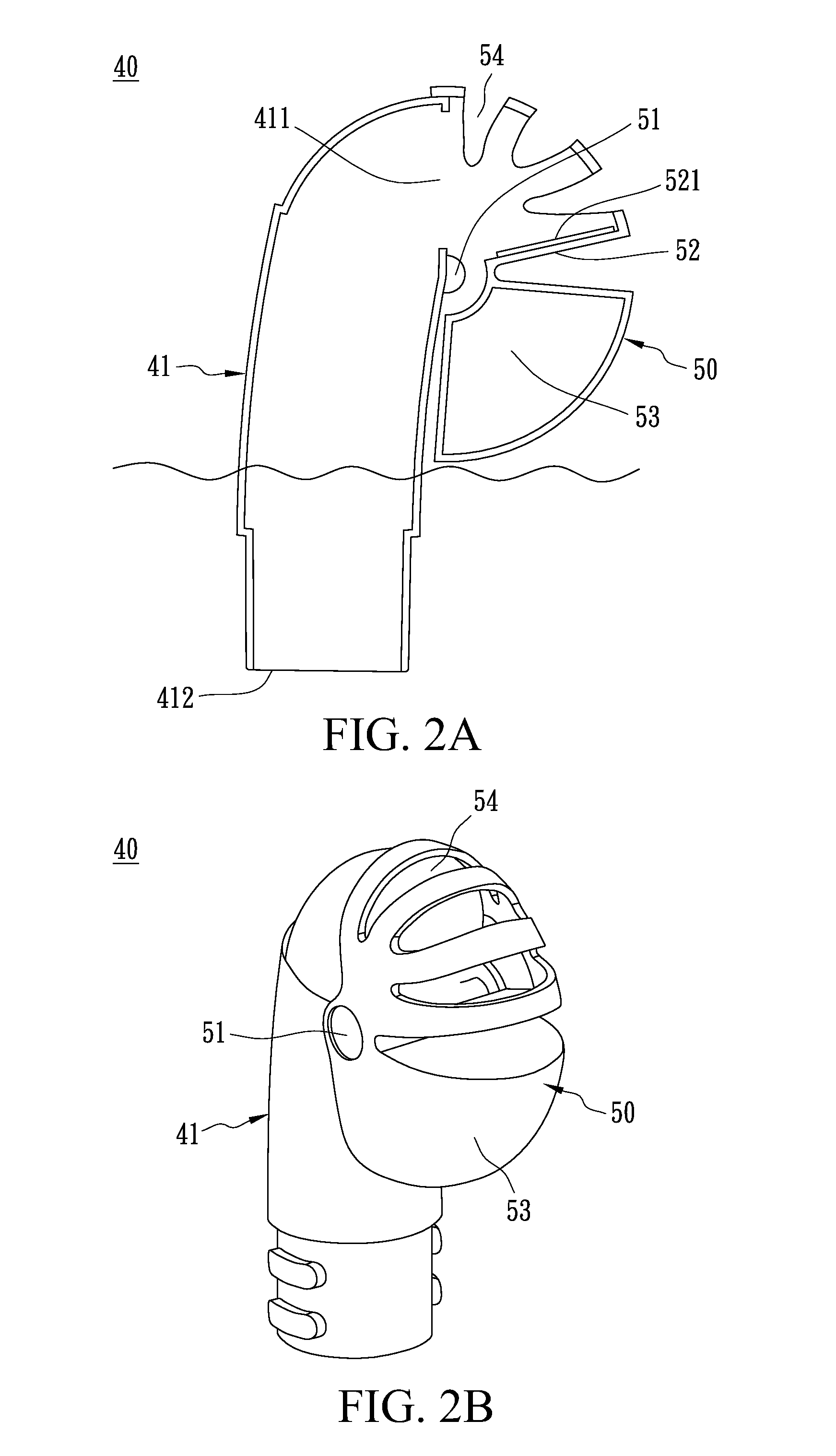 Waterproof structure of a respiratory tube