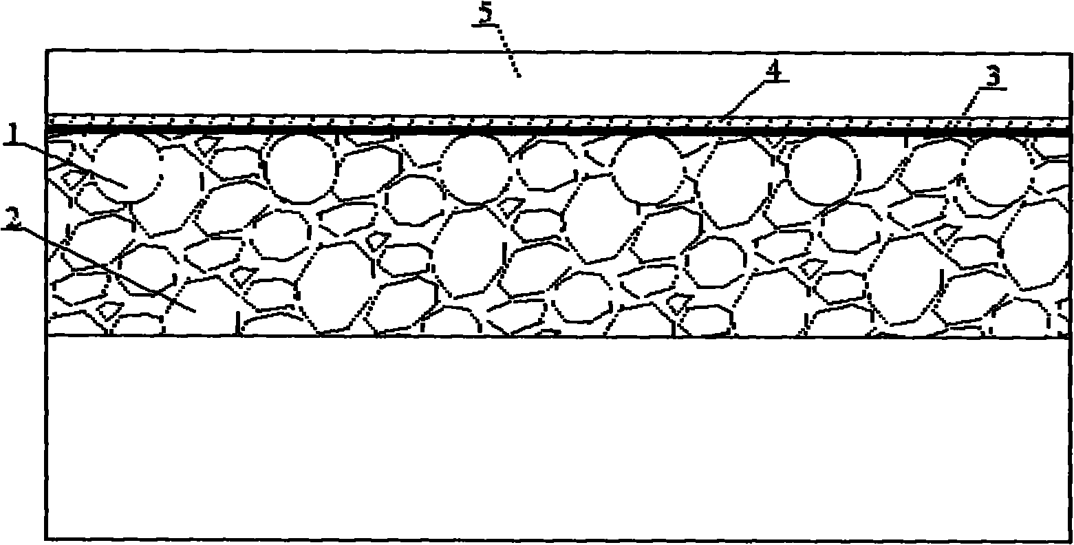 Application of transparent wall vent pipe-massive stone layer cooling and insulating composite road bed in wide road