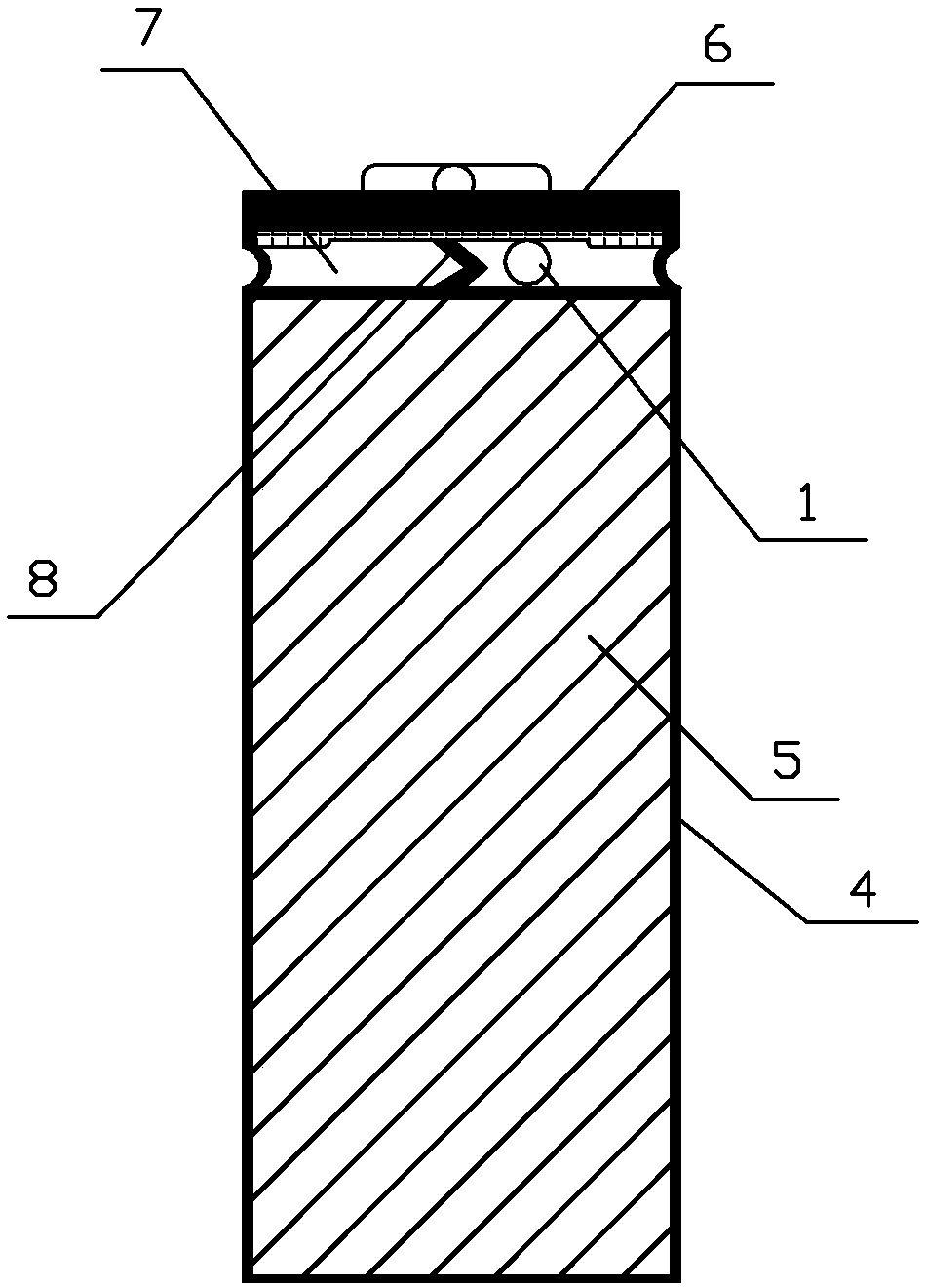 Method for detecting battery internal pressure and battery internal pressure detection device