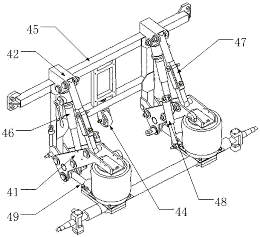 Low center of gravity trailer with lift mechanism