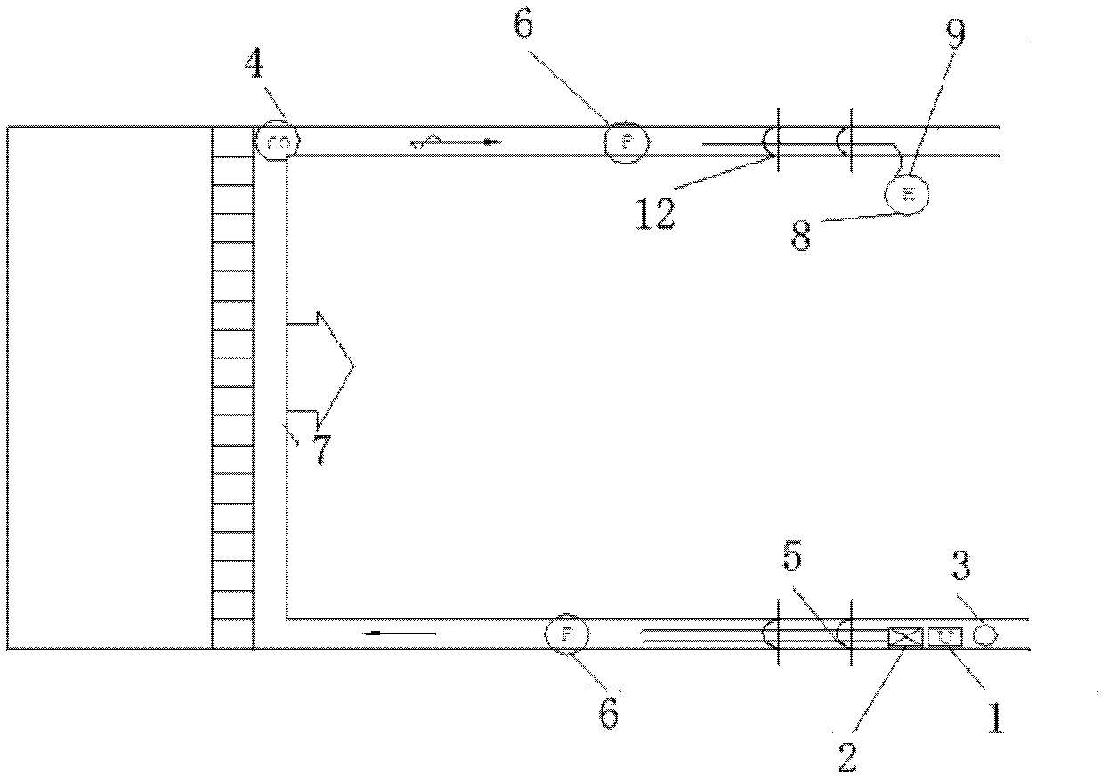 Fan frequency conversion control system and method for air pressure dynamic balance of mine stope