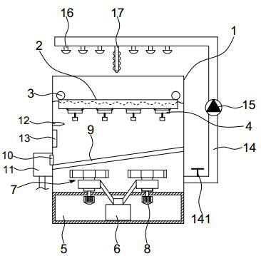 Suspended bed device for indoor submerged plant cultivation