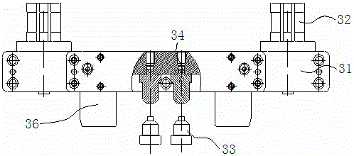 A pressure-holding fixture for automatic line of axle housing