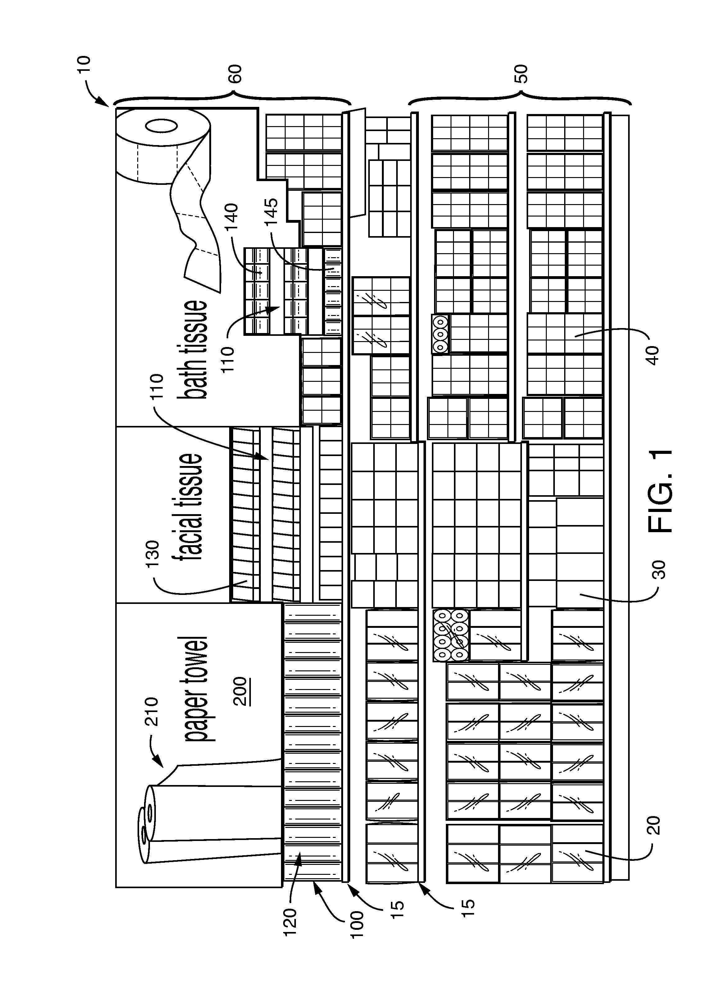 Gravity fed shelving display system