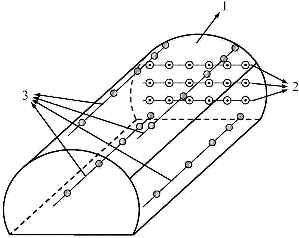 Underground construction advanced detection method and system based on resistivity of multiple same source electrode arrays