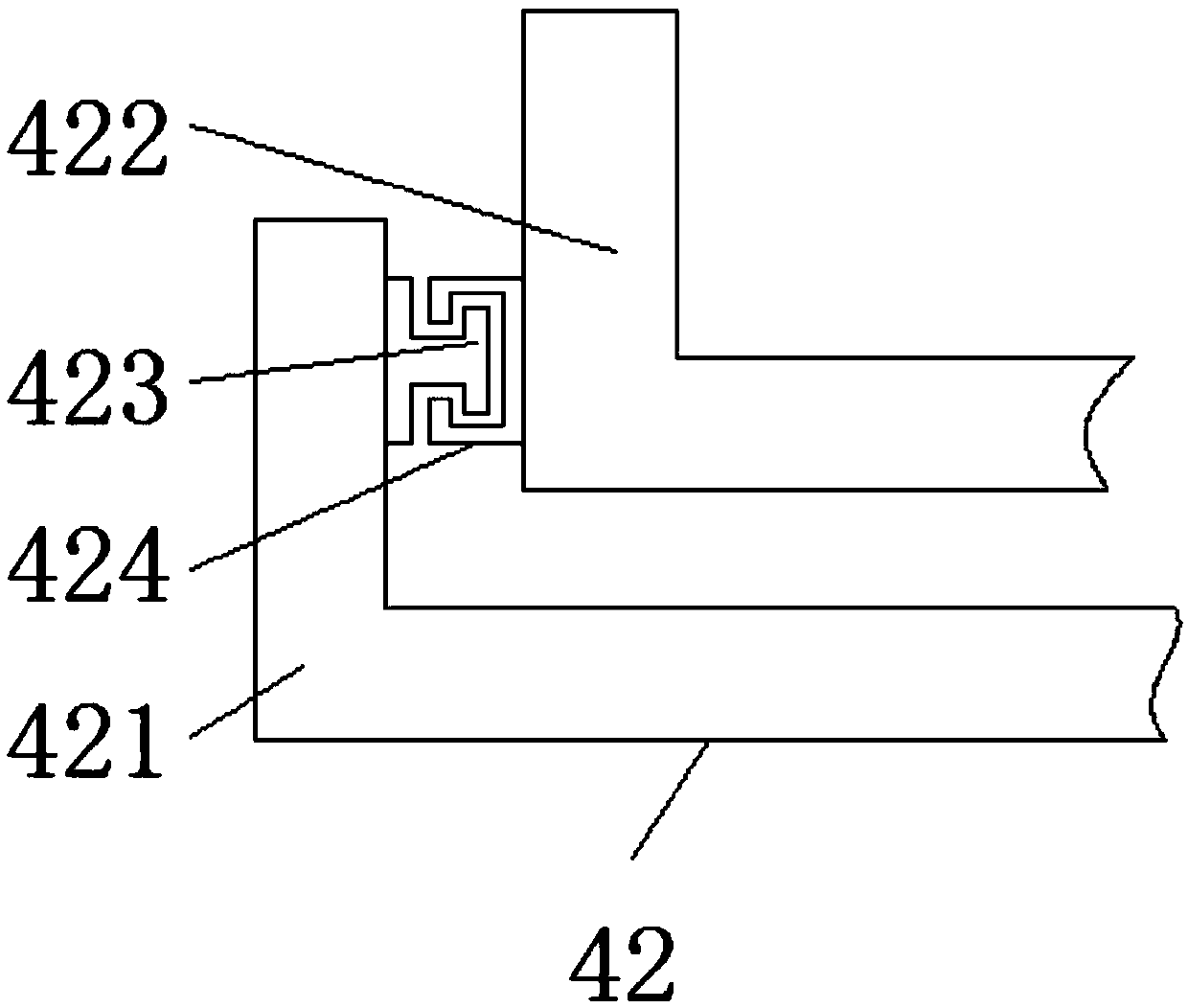 Fuel conveying device with convenient folding for boiler