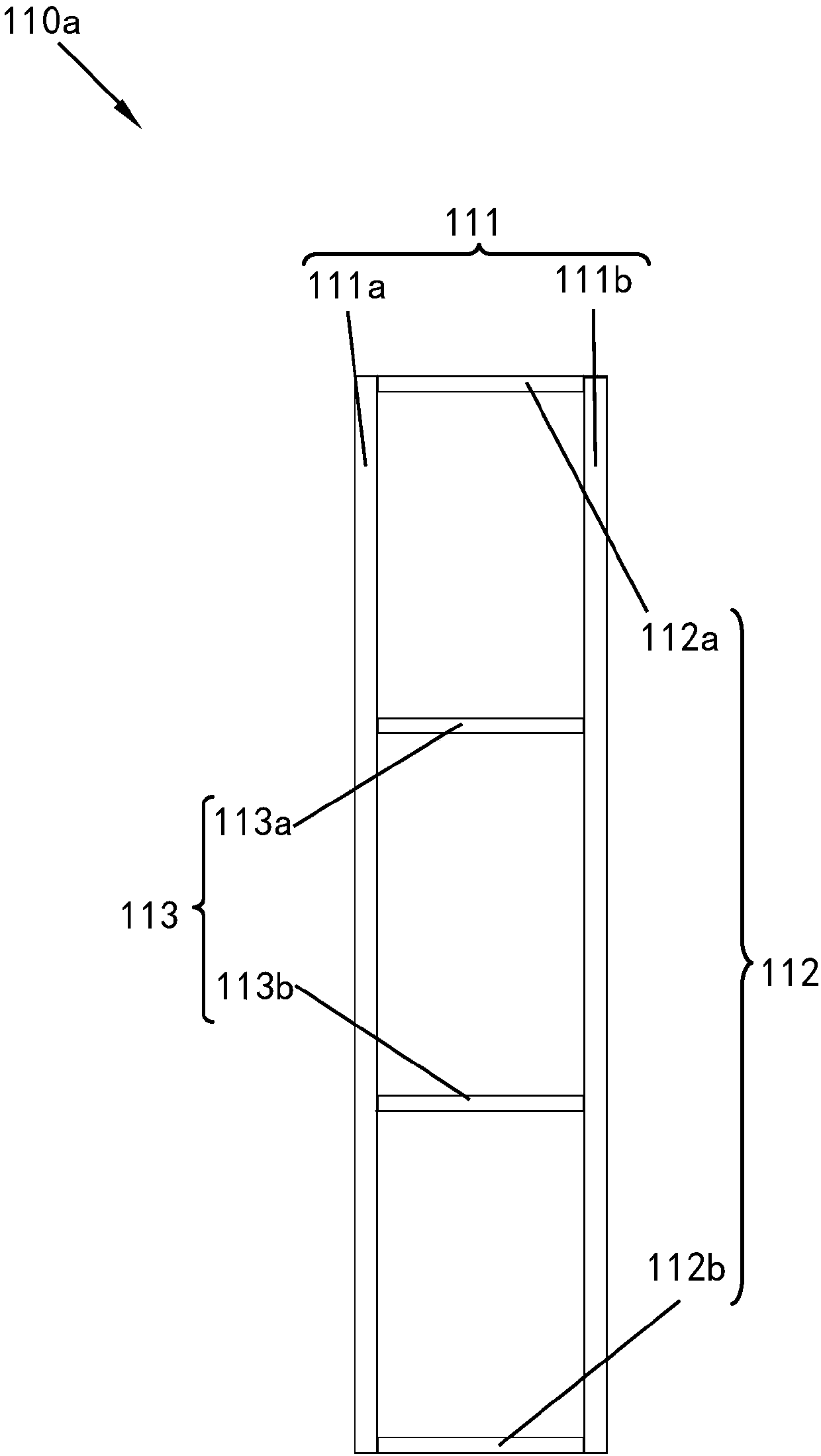 Tray used for container and container having same