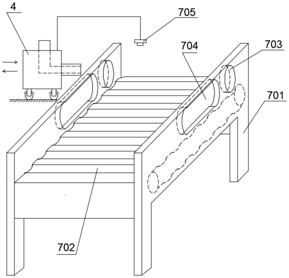 A kind of continuous processing system and processing method of anti-corrosion non-stick coating heat exchange tube