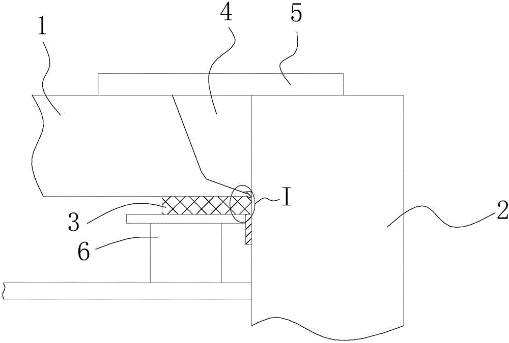 Box -type supporting part panel welding molding method