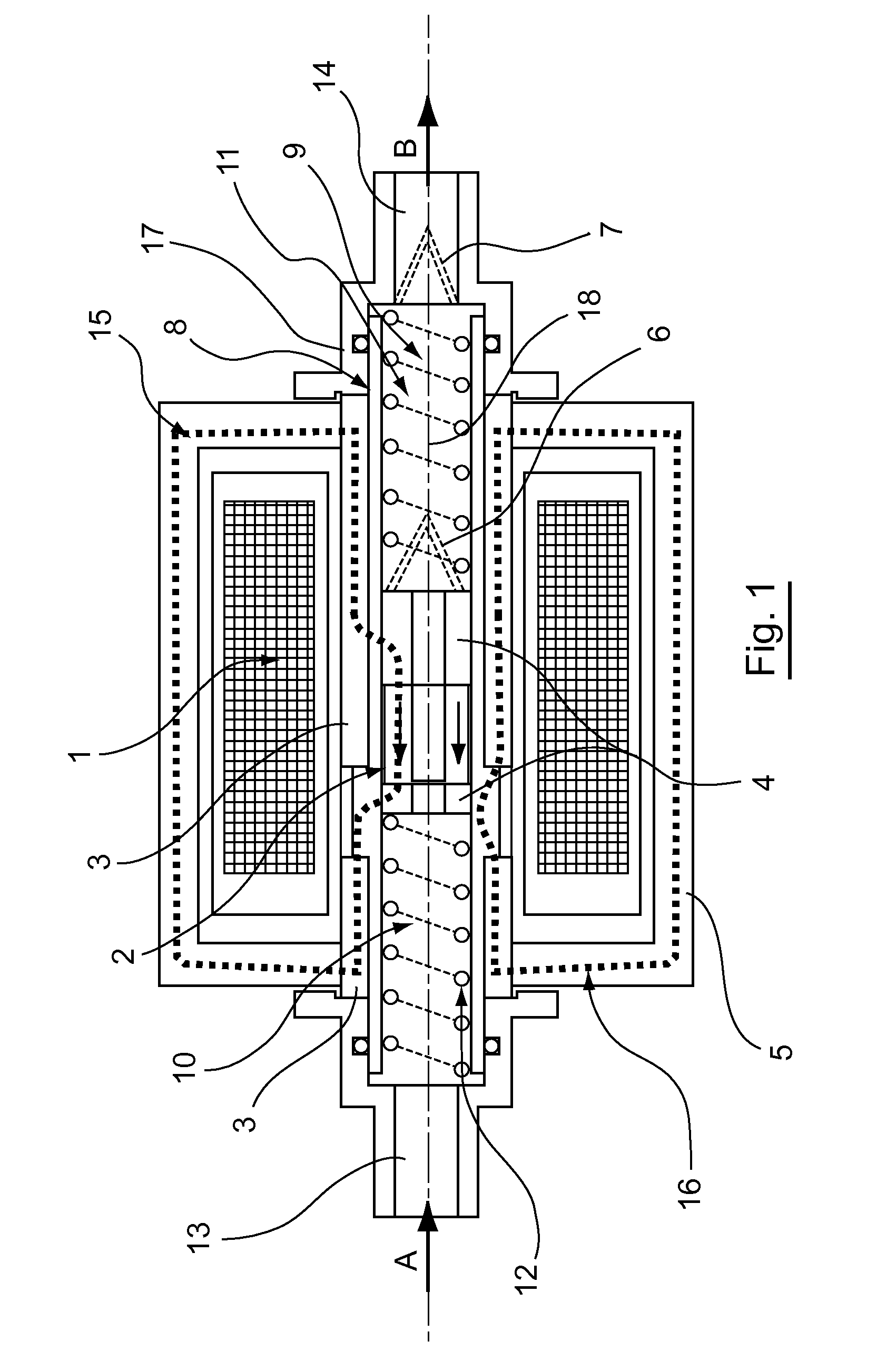 Electromagnetic pump with oscillating piston