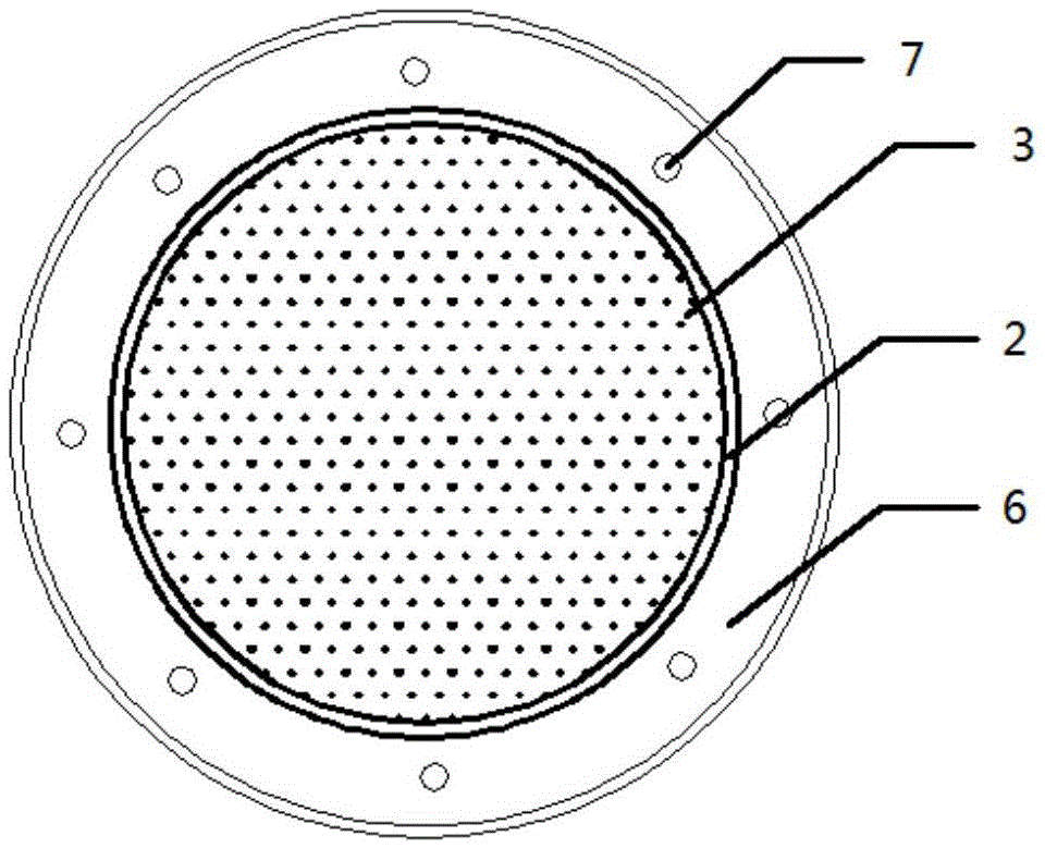 A continuous buoy composite material floating structure system