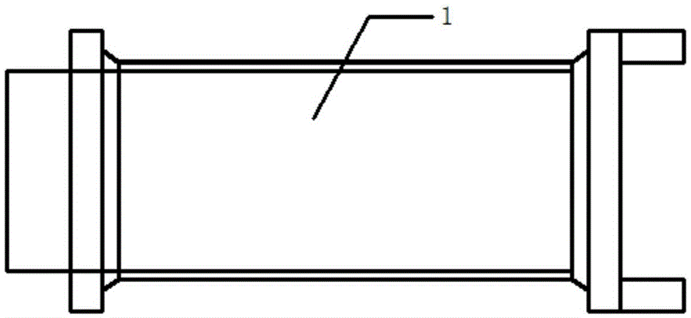 A continuous buoy composite material floating structure system