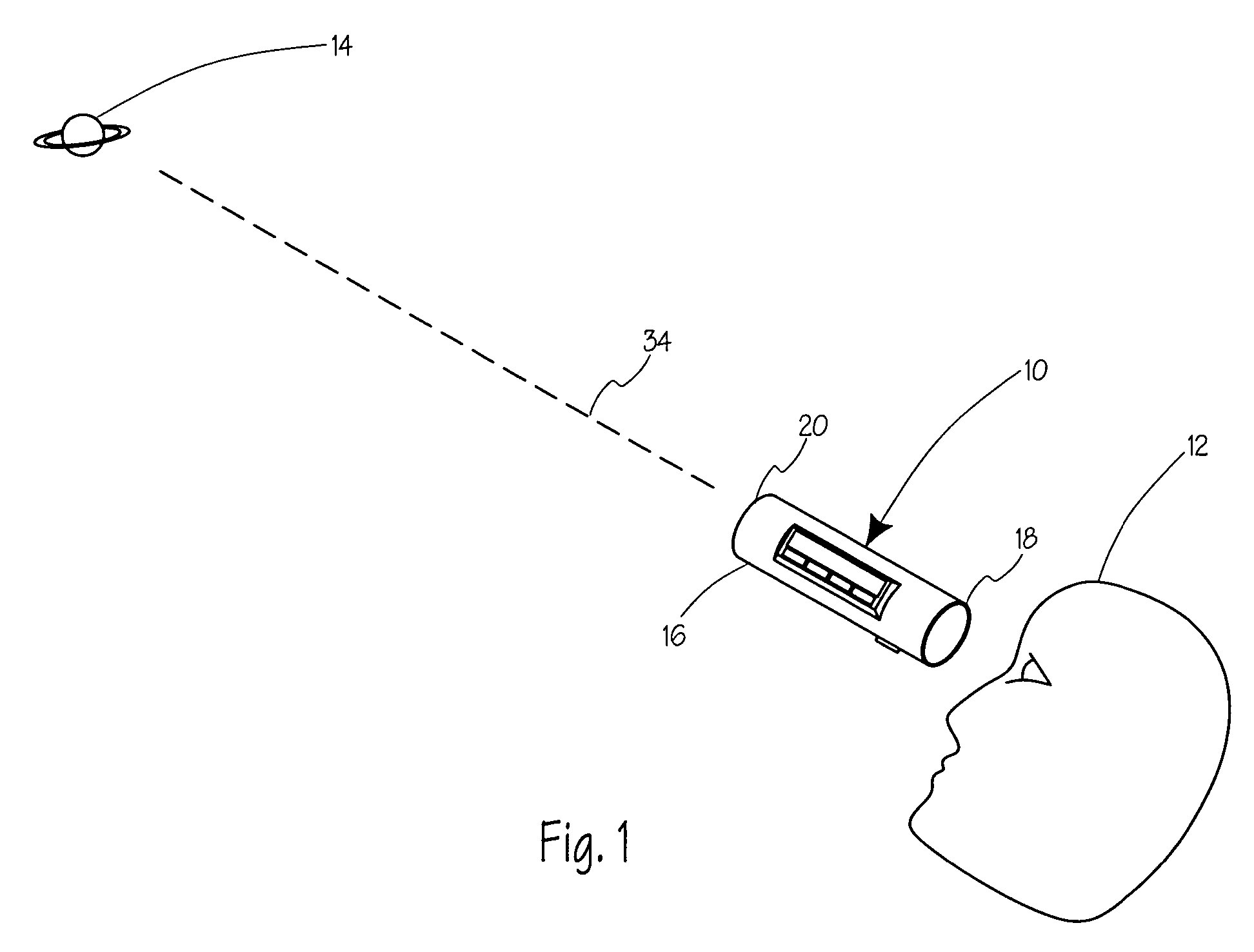 Celestial object location device