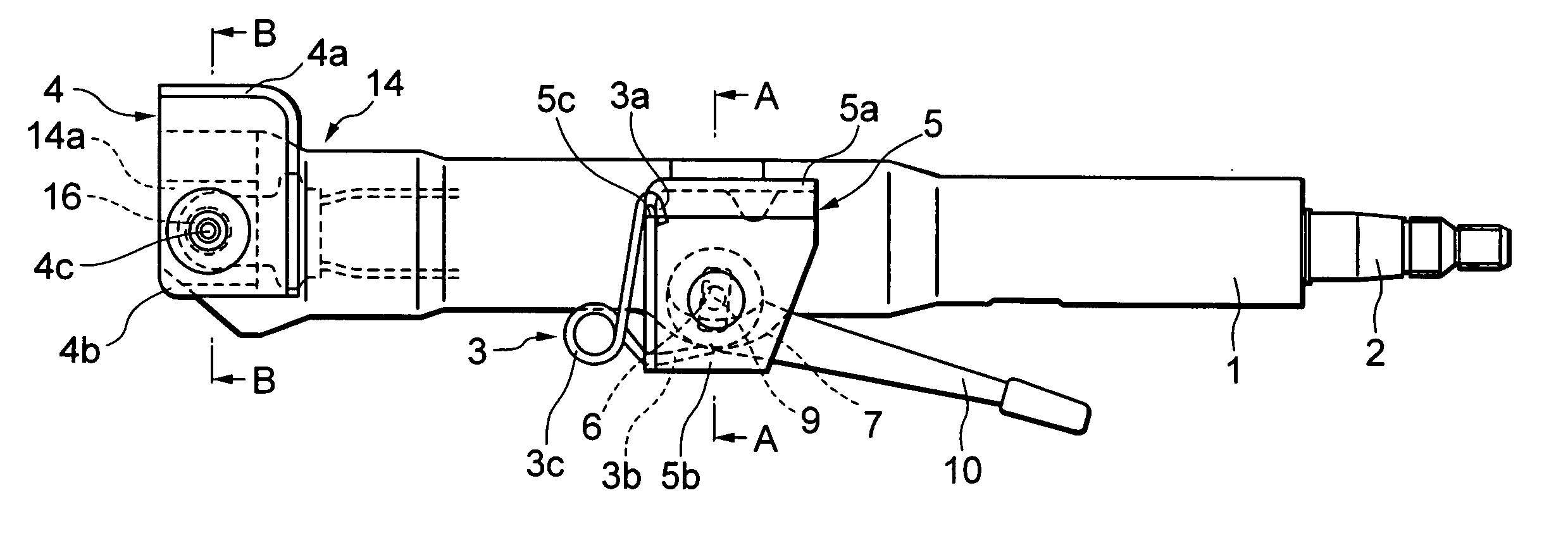 Steering device for motor vehicle