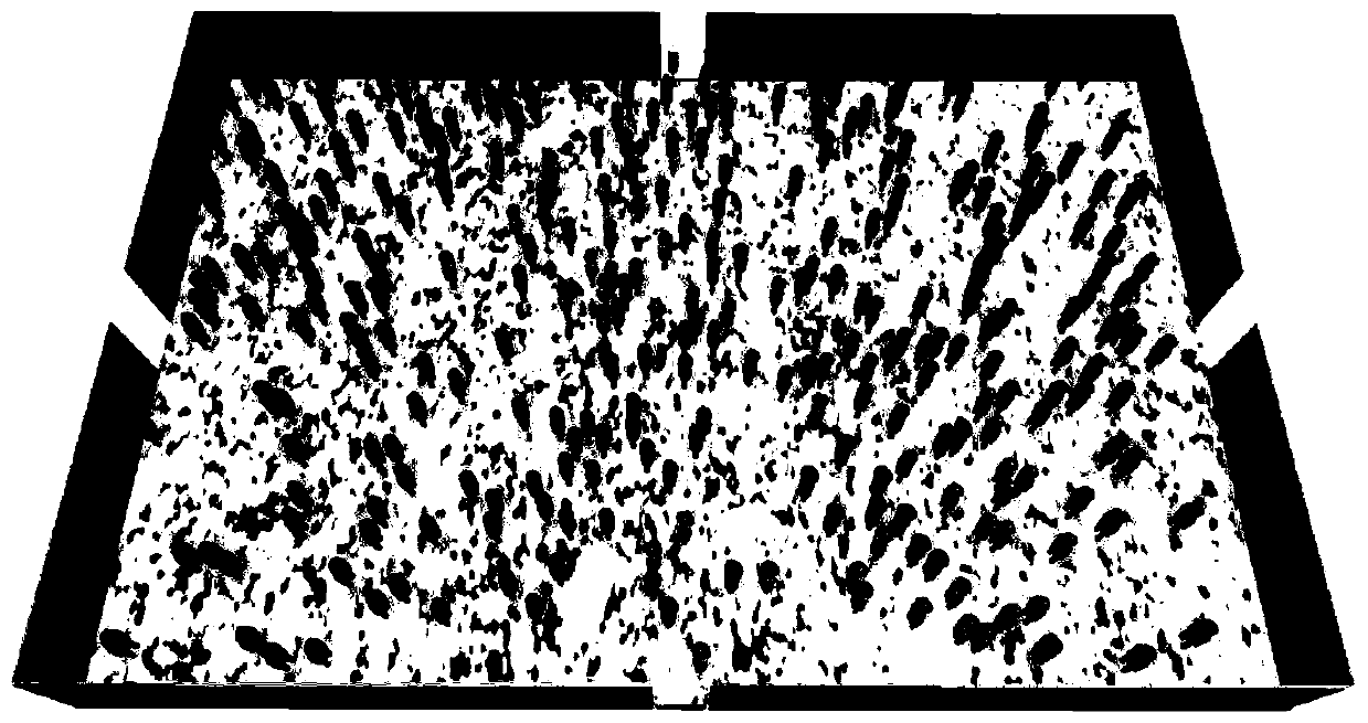 A large-scale crowd evacuation computer simulation system and method thereof