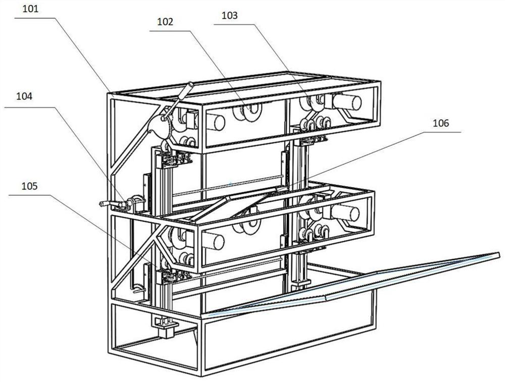 Detection robot, system and operation method of double-split carbon fiber wire