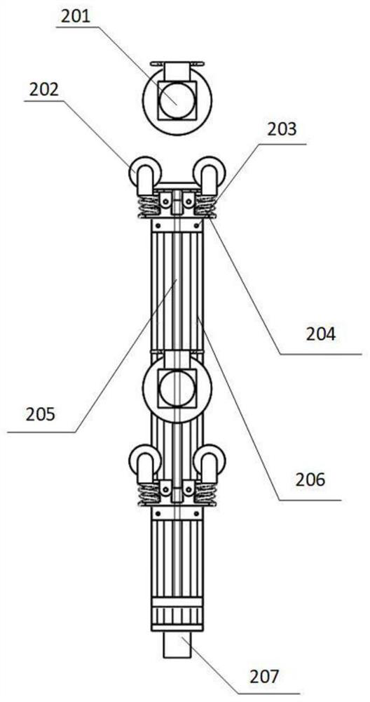 Detection robot, system and operation method of double-split carbon fiber wire